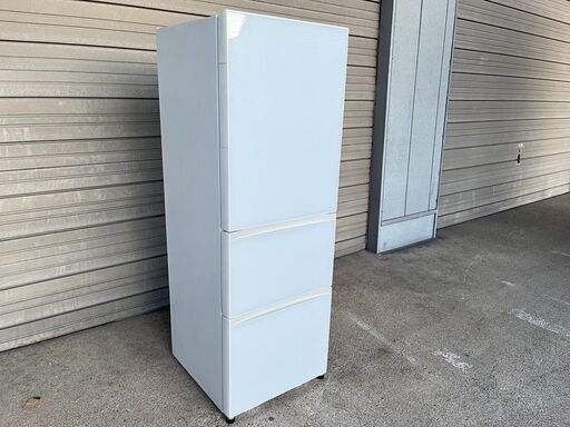 【格安】ファミリー向け ガラスドア 3ドア冷蔵庫 375L 東芝 GR-G38SXV 2015年製 中古動作品 クリーニング済み