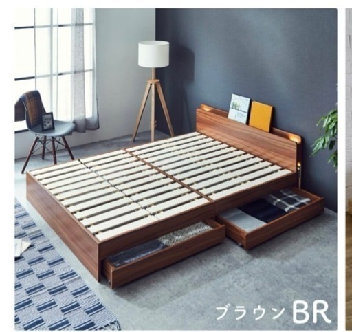 ダブルベッド1
