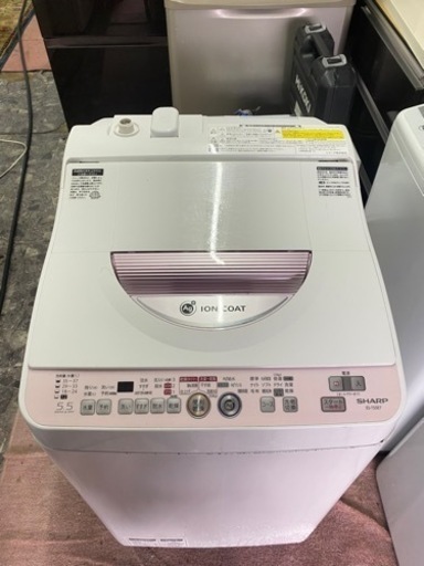 美品】SHARP 洗濯乾燥機 ES-PX8F 2021年 高年式 8kg K（北九州市