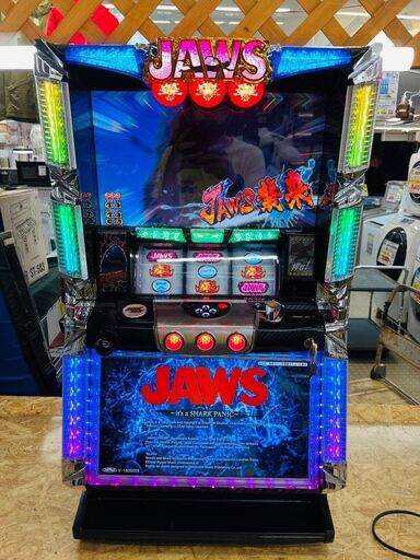 【愛品倶楽部柏店】オリンピア　JAWS～it's a SHARK PANIC～ 5号機　ART スロット実機