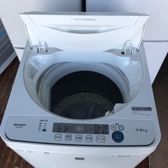 福岡市内配送設置無料 2019年式 SHARP 洗濯機 ES－G4E7 