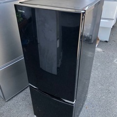 福岡市内配送設置無料　GR-M15BS-K 冷蔵庫 BSシリーズ ピュアブラック [右開きタイプ /2ドア /153L] -シャーリーテンプル　160