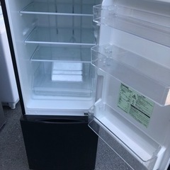 福岡市内配送設置無料　GR-M15BS-K 冷蔵庫 BSシリーズ ピュアブラック [右開きタイプ /2ドア /153L] 