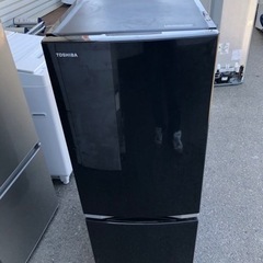 福岡市内配送設置無料　GR-M15BS-K 冷蔵庫 BSシリーズ ピュアブラック [右開きタイプ /2ドア /153L] -シャーリーテンプル　160