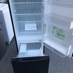 福岡市内配送設置無料　GR-M15BS-K 冷蔵庫 BSシリーズ ピュアブラック [右開きタイプ /2ドア /153L] -シャーリーテンプル　160