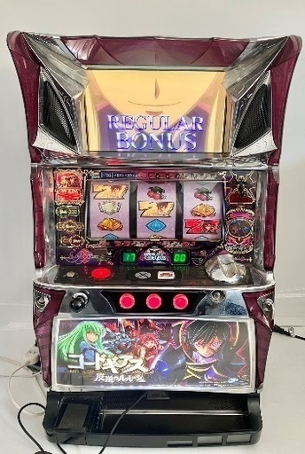 sammy コードギアス 反逆のルルーシュ パチスロ実機 コイン不要機 設定キー ドアキー付属 スロット