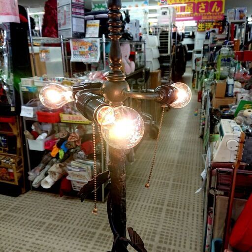 ヴィンテージ葡萄ステンドグラスフロアスタンド ヴィンテージ葡萄ステンドグラスフロアスタンド ステンドランプ 葡萄S