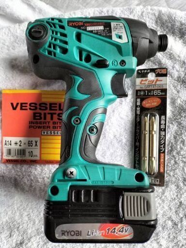 RYOBI 充電式インパクトドライバ  14.4V  中古品