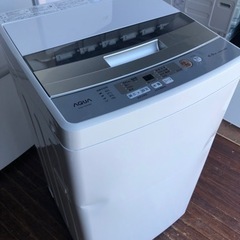福岡市内配送設置無料　2020年式　AQUA アクア AQW-S45H（W） [簡易乾燥機能付き洗濯機 4.5kg ホワイト]