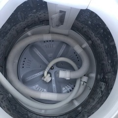 福岡市内配送設置無料　2020年式　シャープ SHARP 全自動洗濯機 幅56.5cm(ボディ幅52.0cm) 5.5kg ステンレス槽 ホワイト系 ES-GE5D-W