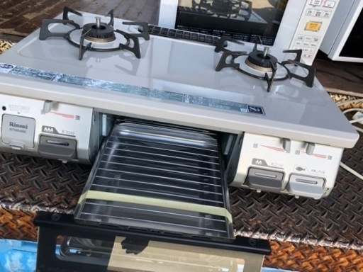 M14302【Rinmai】 ガスコンロ 都市ガス 2019年製 チャオ (N)210-R121