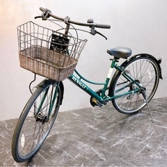 RENAULT ルノー ２６型 折りたたみシティサイクル(グリーン) 8月12日までに引き取り！ RENAULT ルノー 26型 折りたたみシティサイクル(グリーン) 8月12日