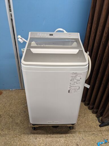 Panasonic 全自動電気洗濯機 8.0kg 2022年製 NA-FA80H9 泡洗浄 パワフル立体水流