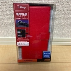 AQUOS R6 ディズニー 手帳型レザーケース スマホケース　...