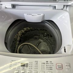 ☆中古￥13,000！ニトリ　6.0ｋｇ洗濯機　家電　2021年製　NTR60型　幅52㎝ｘ奥行き53㎝ｘ高さ92㎝　【BC204】