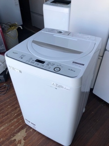 福岡市内配送設置無料 2020年式 ES-GE4D-C 全自動洗濯機 ベージュ系 