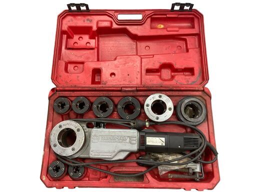 Asadaアサダ 電動工具 パイプねじ切り機 SUPER-EGO2000 パイプマシン スーパートロニック 現状品 引き取り限定 神奈川県横須賀市