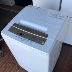 福岡市内配送設置無料　2021年式　アイリスオーヤマ 洗濯機 5kg 全自動 風乾燥 お急ぎコース ステンレス槽 ホワイトシルバー IAW-T502E