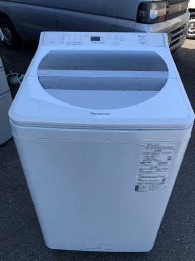 福岡市内配送設置無料　2020年式　パナソニック Panasonic NA-FA80H8-W [全自動洗濯機 洗濯8kg 泡洗浄 ホワイト]