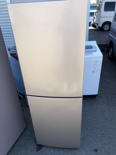 福岡市内配送設置無料　2020年式　ハイアール 218L 冷凍冷蔵庫 JR-NF218B-N ゴールド