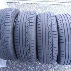 夏 ポロ純正 VW 15インチ【富山】車検対応 ワーゲン純正 アルミ ホイール VW純正 ポロ POLO純正 夏 185/60R15 中古4本 ダンロップ  PCD100