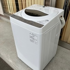 【引取】TOSHIBA 東芝電気洗濯機 5kg AW-5G6 2...