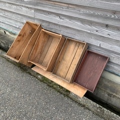 古い木箱　4つセット