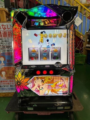 【愛品倶楽部柏店】サミー A‐SLOT偽物語 5号機 RT スロット実機