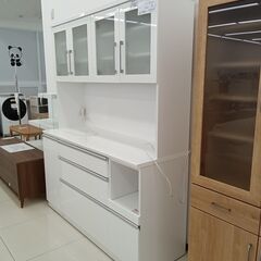 ☆ジモティ割あり☆ NITORI レンジボード ホワイト H189.5×D50×W150 