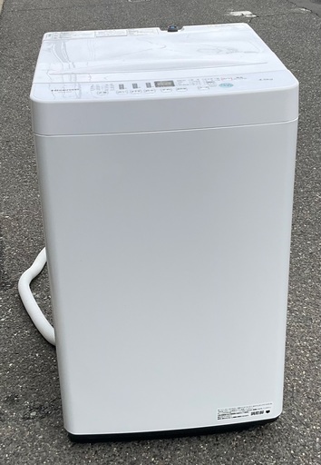 【RKGSE-147】特価！ハイセンス/4.5kg/全自動洗濯機/HW-E4503/中古/2020年製/当社より近隣地域無料配達