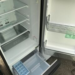 【FU784】★ MITSUBISHI   ミツビシ  三菱  ノンフロン冷凍冷蔵庫  MR-P15G-H1   2022年式   146L  マットブラック  一人暮らし  コンパクト  キッチン家電   クリーニング済 堺市 深井【ジャングルジャングル深井店】