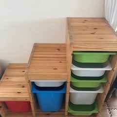 IKEA 収納家具　キッズ　おもちゃ箱