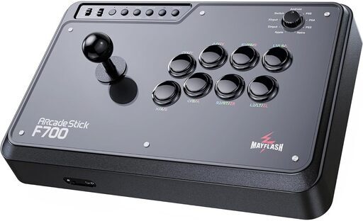 [発送できます] Mayflash PS5 アケコン メイフラッシュ ジョイスティック ワイヤレス アーケードスティック F700 PS5 PS4 PS3 Switch PC macOS/iOS Android SEGA/SNK retro ゲーム機対応