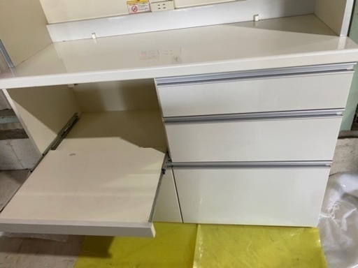 リサイクルショップどりーむ荒田店 No6232 食器棚 セパレートタイプ 大型 キッチン収納 ダークブラウンカラー♪