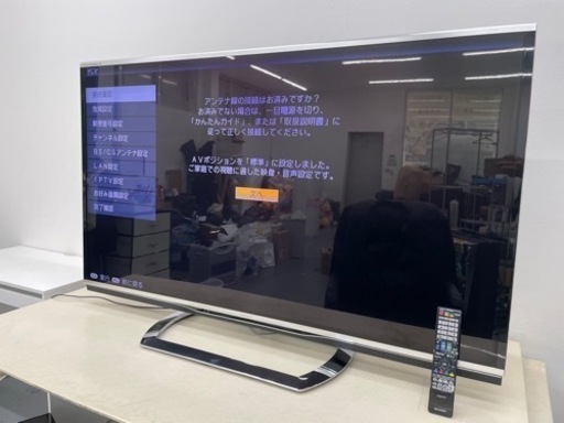 SHARP シャープ AQUOS クアトロン 60V型 フルハイビジョン 60インチ 液晶テレビ LC-60XL9 2013年製 リモコン付き アクオス 動作品
