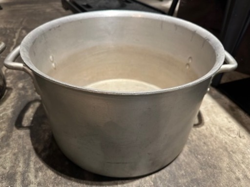 【値下げ】業務用アルミ鍋　約39×23cm 飲食店　半寸胴鍋