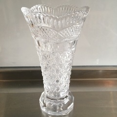 ガラスの花瓶　無料　0円