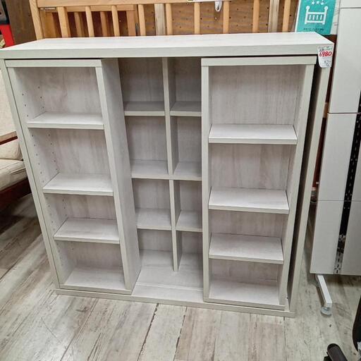 ★スライド本棚　コミック収納　幅約90cm 家具 収納家具 自社配送時代引き可※現金、クレジット、スマホ決済対応※