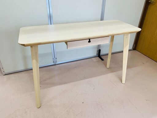 お話し中】イケア IKEA LISABO デスク 引出し付 IKEA LISABO デスク