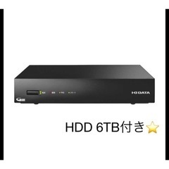 【ネット決済】3チューナー HDD 6TB付き⭐️ REC-ON...