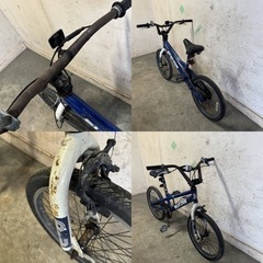 217□岐阜発　△ BLITZER / BMX自転車 / ジャイロ / 20インチ / 走行確認 / サビ等あり / 現状品　R5.12/15□