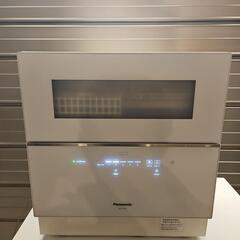 美品 動作品 Panasonic 2019年製 ホース付きNP-TZ100-W 電機食器洗い乾燥