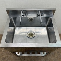 業務用 ステンレス 1槽シンク流し台 蛇口付き 厨房 飲食店 