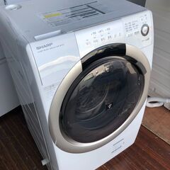 シャープ SHARP ES-S70-WL [ドラム式プラズマクラスター洗濯乾燥機