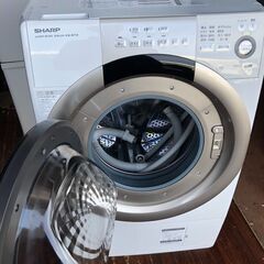 シャープ SHARP ES-S70-WL [ドラム式プラズマクラスター洗濯乾燥機