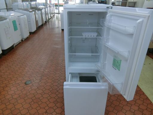 ID 391819　冷蔵庫２ドア　162L　ハイセンス　２０２１年　AT-RF160-WH TAG label by amadana 冷蔵庫 2ドア 右開き 162L AT-RF160-WH