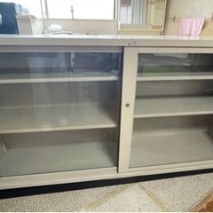 家具 収納家具 オフィス用　引き違い書庫　棚