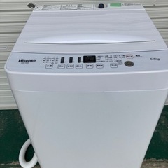 洗濯機　美品　2019年　ハイセンス
