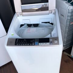 日立 HITACHI BW-D8TV [ビートウォッシュ たて型洗濯乾燥機（8.0kg） 自動お掃除搭載 プラチナホワイト]