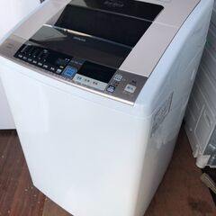 日立 HITACHI BW-D8TV [ビートウォッシュ たて型洗濯乾燥機（8.0kg） 自動お掃除搭載 プラチナホワイト]